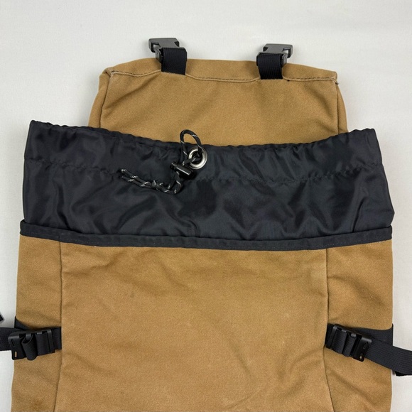 Topo Designs Klettersack Heritage Backpack Duck Brown Canvas Horween Leather USA - Picture 5 of 13